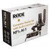 RODE NT1AI1KIT COMPLETE STUDIO INTERFAZ AI-1 Y MICROFONO NT-1