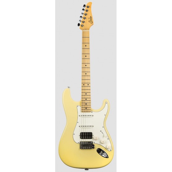 SUHR CLASSIC S HSS MN VY GUITARRA ELECTRICA VINTAGE YELLOW