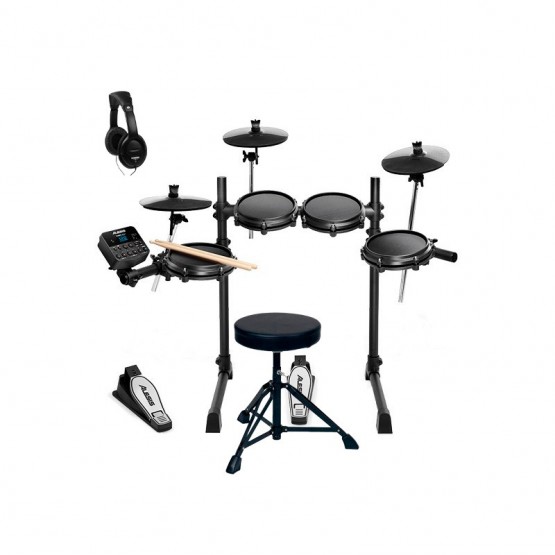 ALESIS -PACK- TURBO MESH KIT BATERIA ELECTRONICA + ASIENTO Y AURICULARES