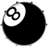 EVANS INK22GRP8BAL PARCHE BOMBO RESONANTE INKED GRAPHICS 8 BALL.