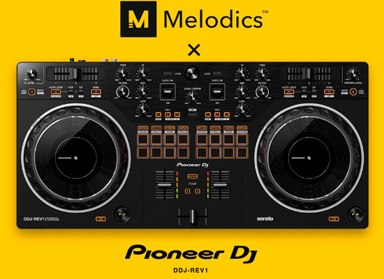 COLABORACIÓN PIONEER DJ DDJ-REV1 CON MELODICS