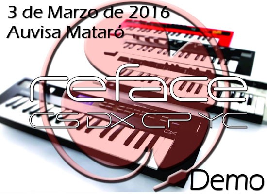 03/03/2016: Clinic Yamaha reface en Auvisa Mataró