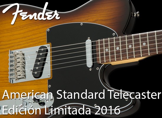 Edición Limitada: Guitarra eléctrica Fender American Standard Telecaster