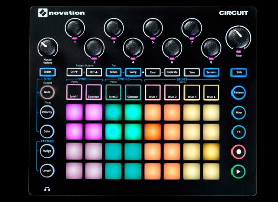 Vídeo: Groovebox Novation Circuit