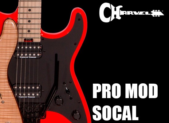 Disponible: Guitarra eléctrica Charcoal Pro Mod So-Cal HH FR Rocket Red