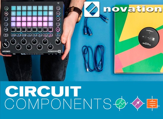 Llega Circuit Components para el groovebox Novation Circuit