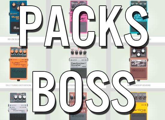 Packs promocionales pedales Boss
