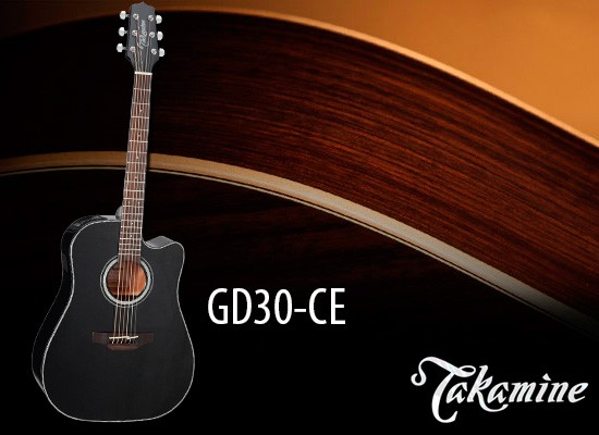 Guitarra acústica Takamine GD30CE BLK