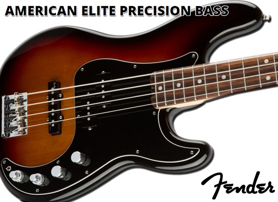 Bajo eléctrico Fender American Elite Precision Bass RW 3TS