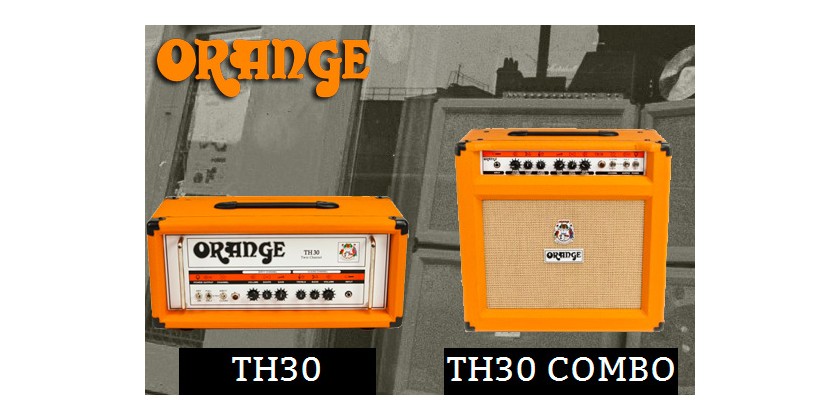 Amplificadores guitarra Orange Thunder TH30H y TH30C