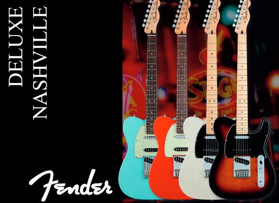 Nuevas guitarras eléctricas Fender Deluxe Nashville Telecaster