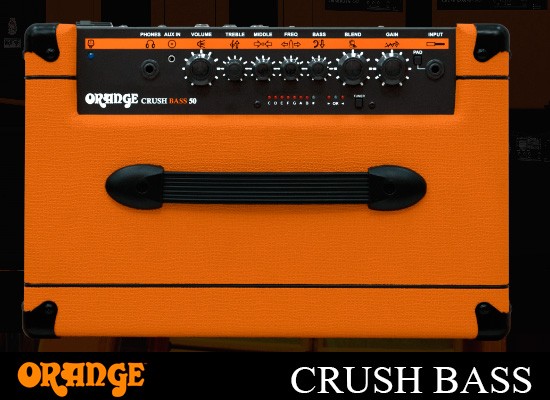 Porcentaje Desierto Correlación Novedad: Amplificadores para bajo Orange Crush Bass 50