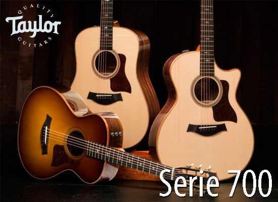 Nueva serie Taylor 700 de guitarras acústicas