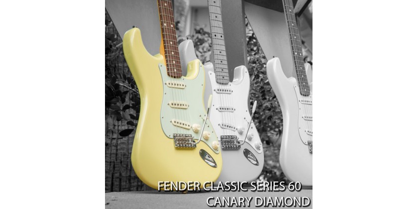 Disponible: Guitarra eléctrica Fender Classic Series 60 Stratocaster Canary Diamond