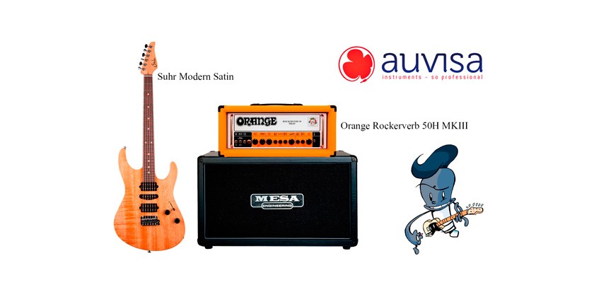 Vídeo: Amplificador Orange Rockerverb 50 MK III con guitarra Suhr Modern Satin