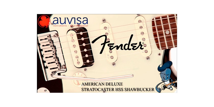 Vídeo: Fender American Deluxe Stratocaster HSS Shawbucker