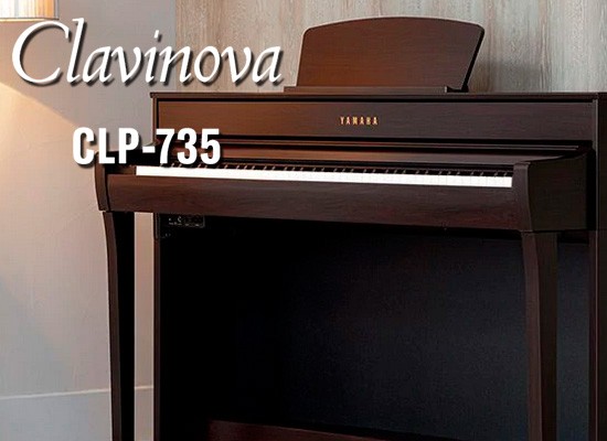 NOVEDAD: PIANOS DIGITALES YAMAHA CLAVINOVA CLP735