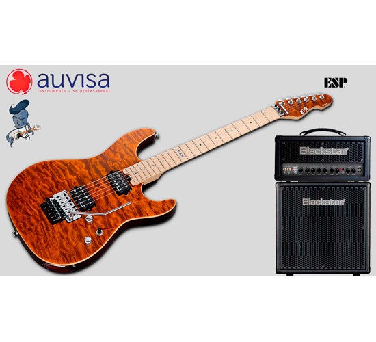 Vídeo: Guitarra ESP EII ST2QM y amplificador Blackstar HT Metal 5