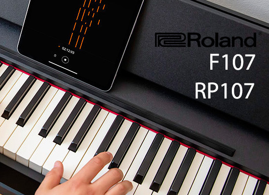 NOVEDAD: PIANOS DIGITALES ROLAND F107 Y RP107